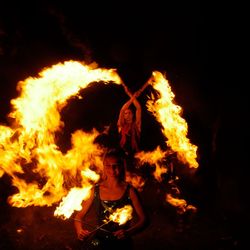große Feuerkreise - Foto: Christian Horn Feuer-Effekt