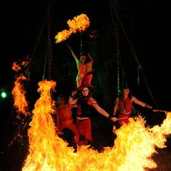 Feuereffekt - Foto: Christian Horn Große Flamme
