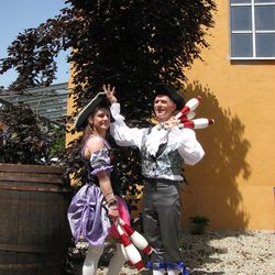 Barocke Gaukeleien Duo in Barockkostümen