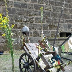 alter Handwagen aus Holz